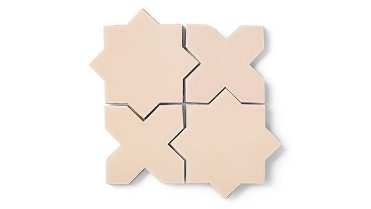Star & Cross Original Ceramic Tile in Tumbleweed Matte