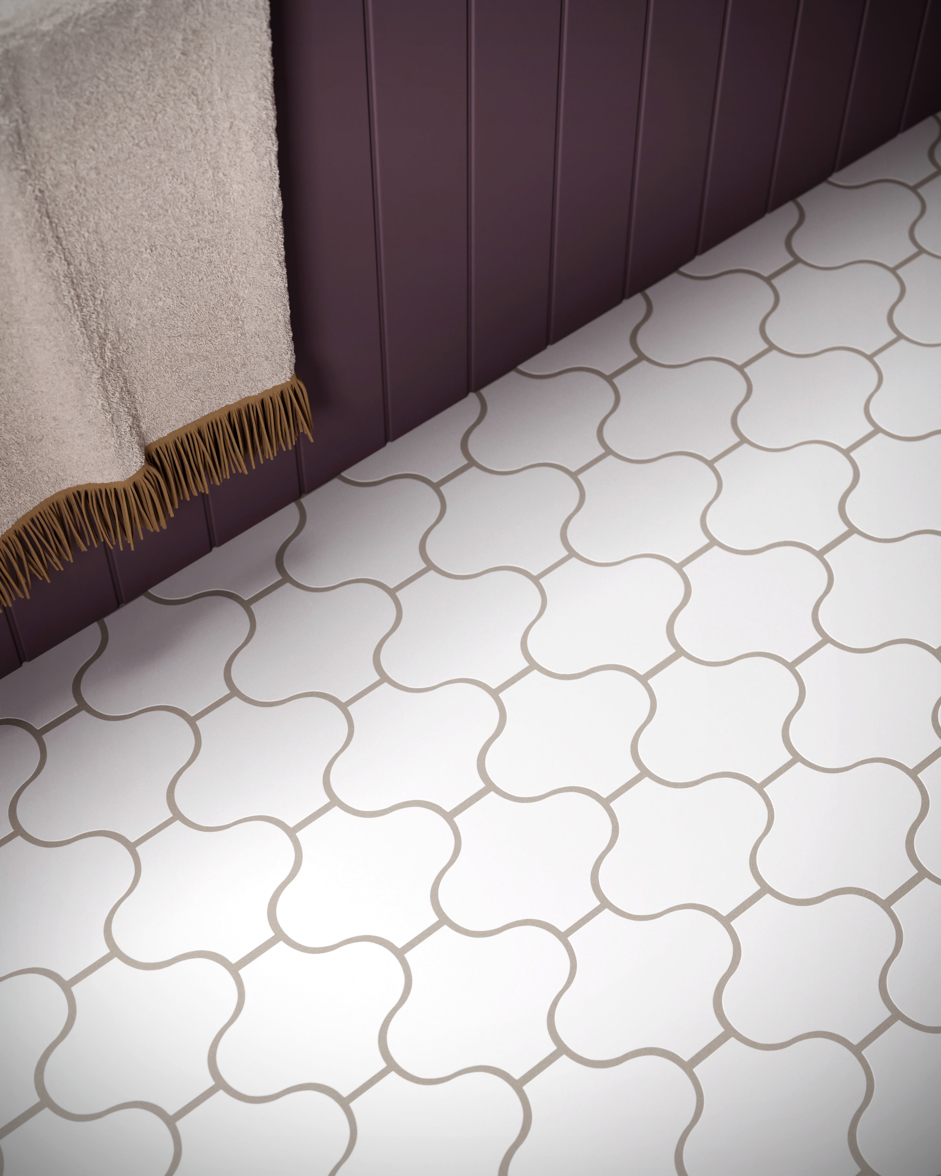 Paseo Original Ceramic Tile in Frost Matte