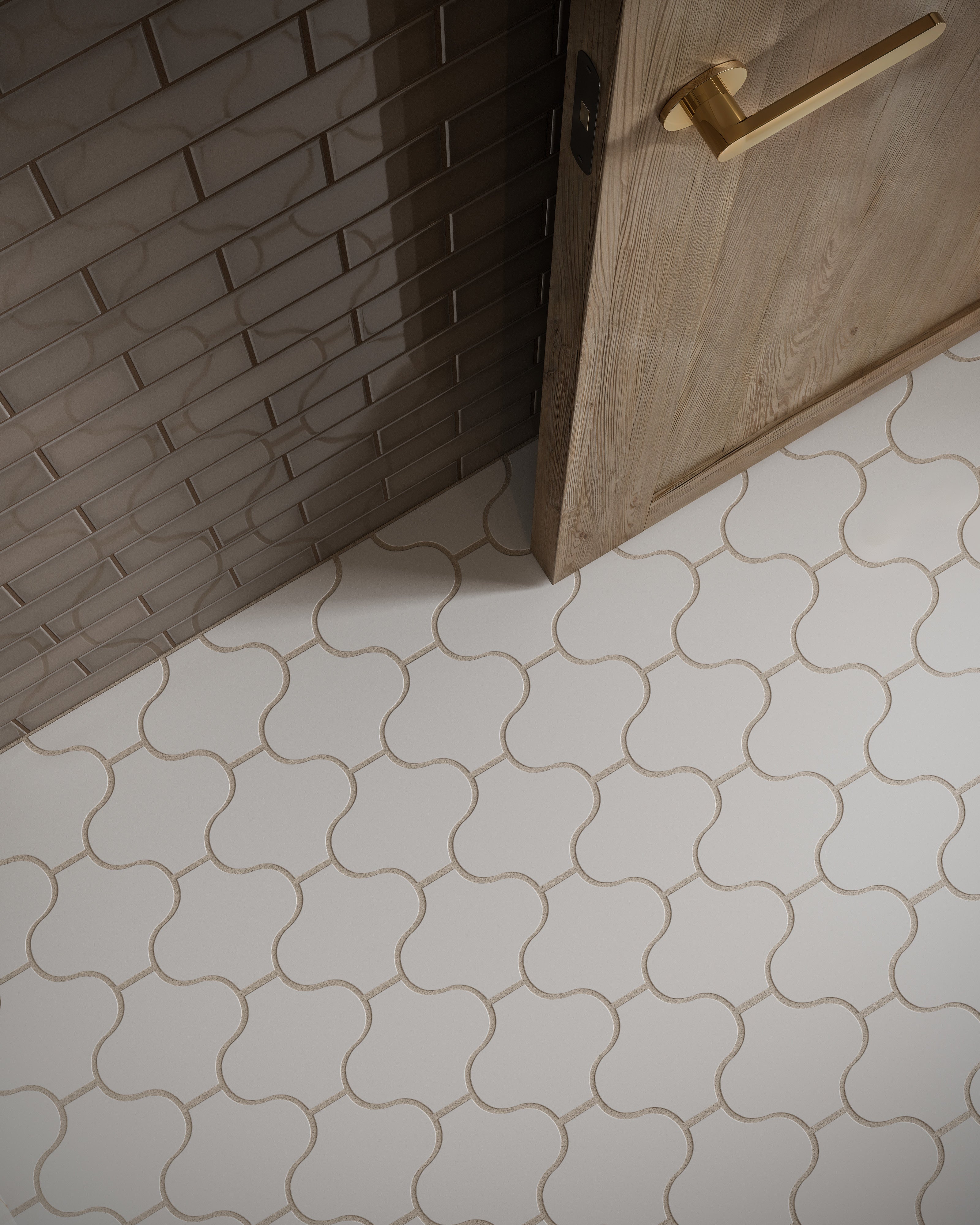 Paseo Original Ceramic Tile in Feldspar Matte