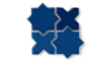 Star & Cross Original Ceramic Tile in Lake Tahoe Gloss