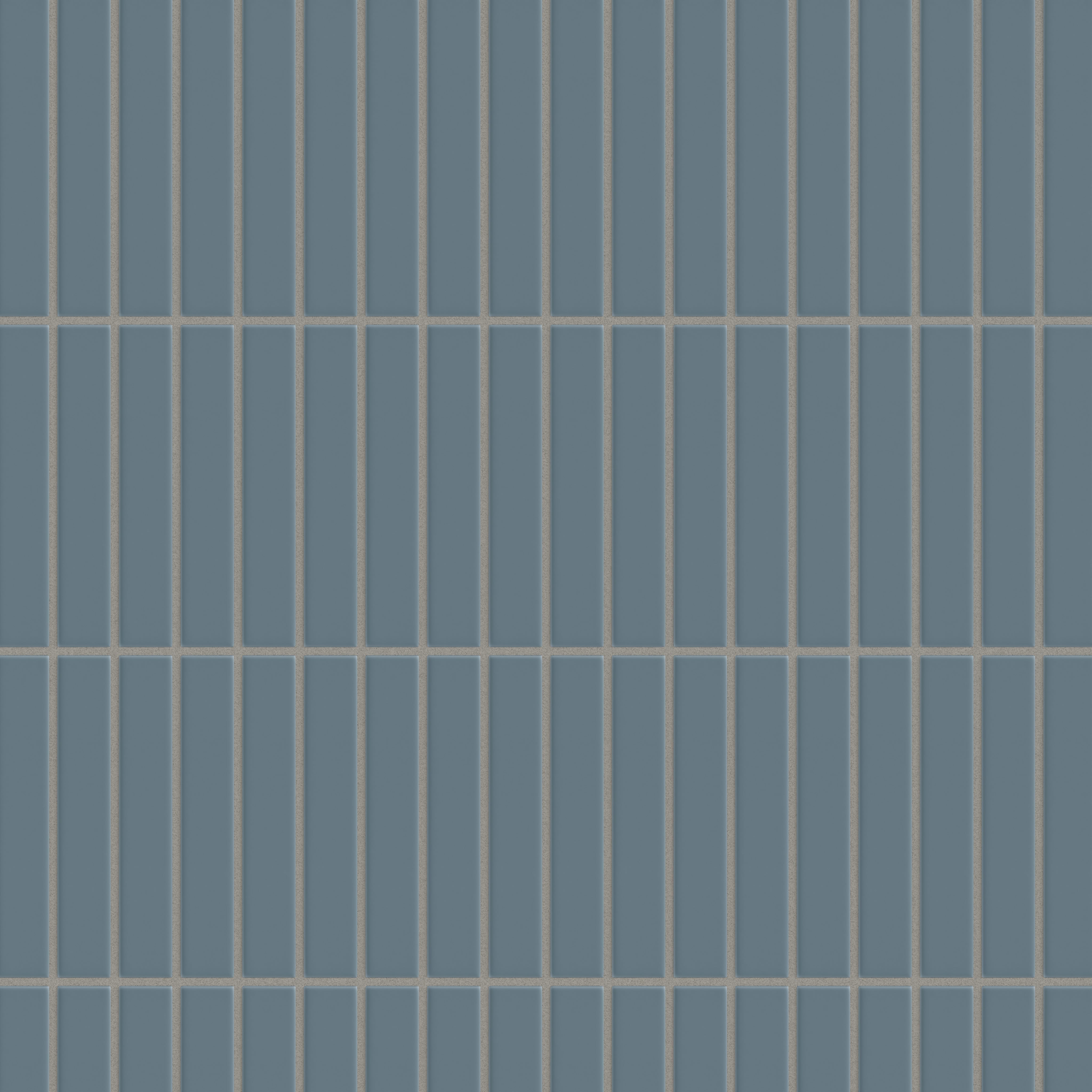 1x6 Straight Set Sheeted Original Ceramic Mosaic Tile in Nautical Matte