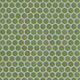Penny Round Sheeted Original Ceramic Mosaic Tile in Kelp Gloss
