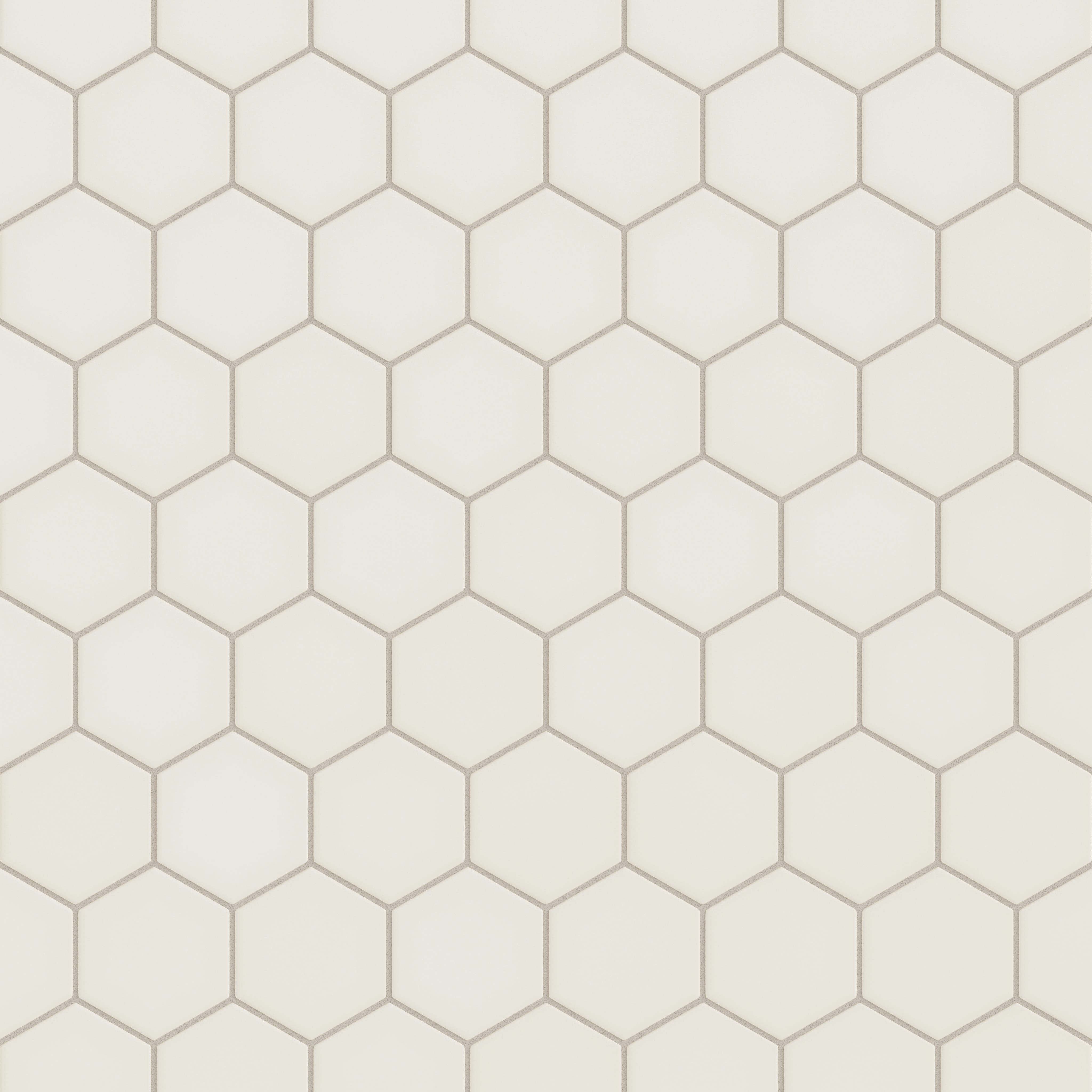 4 Inch Hexagon Quick Ship Sample in Feldspar Matte