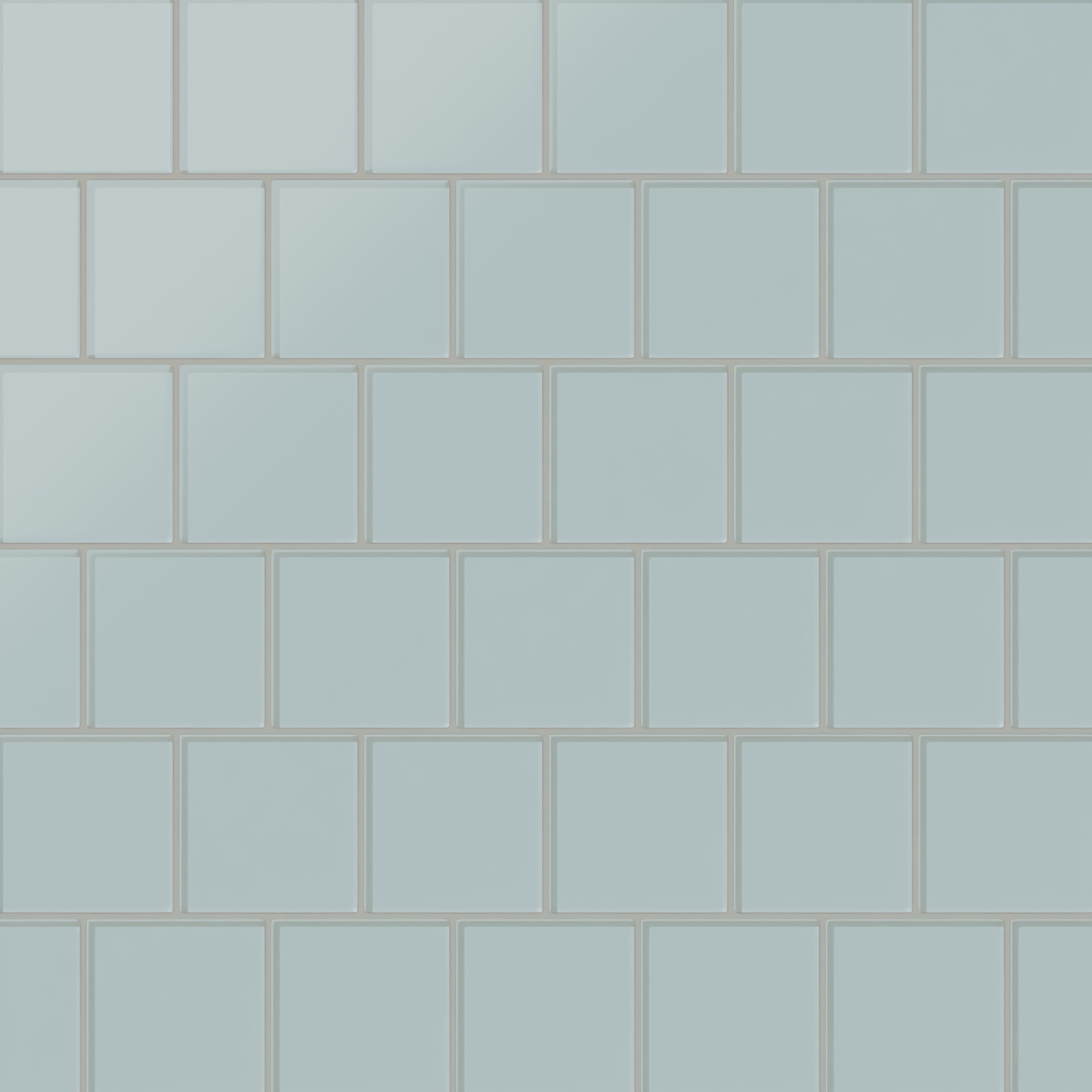 Quick Ship 4x4 Glass Tile in Great Blue Heron Matte