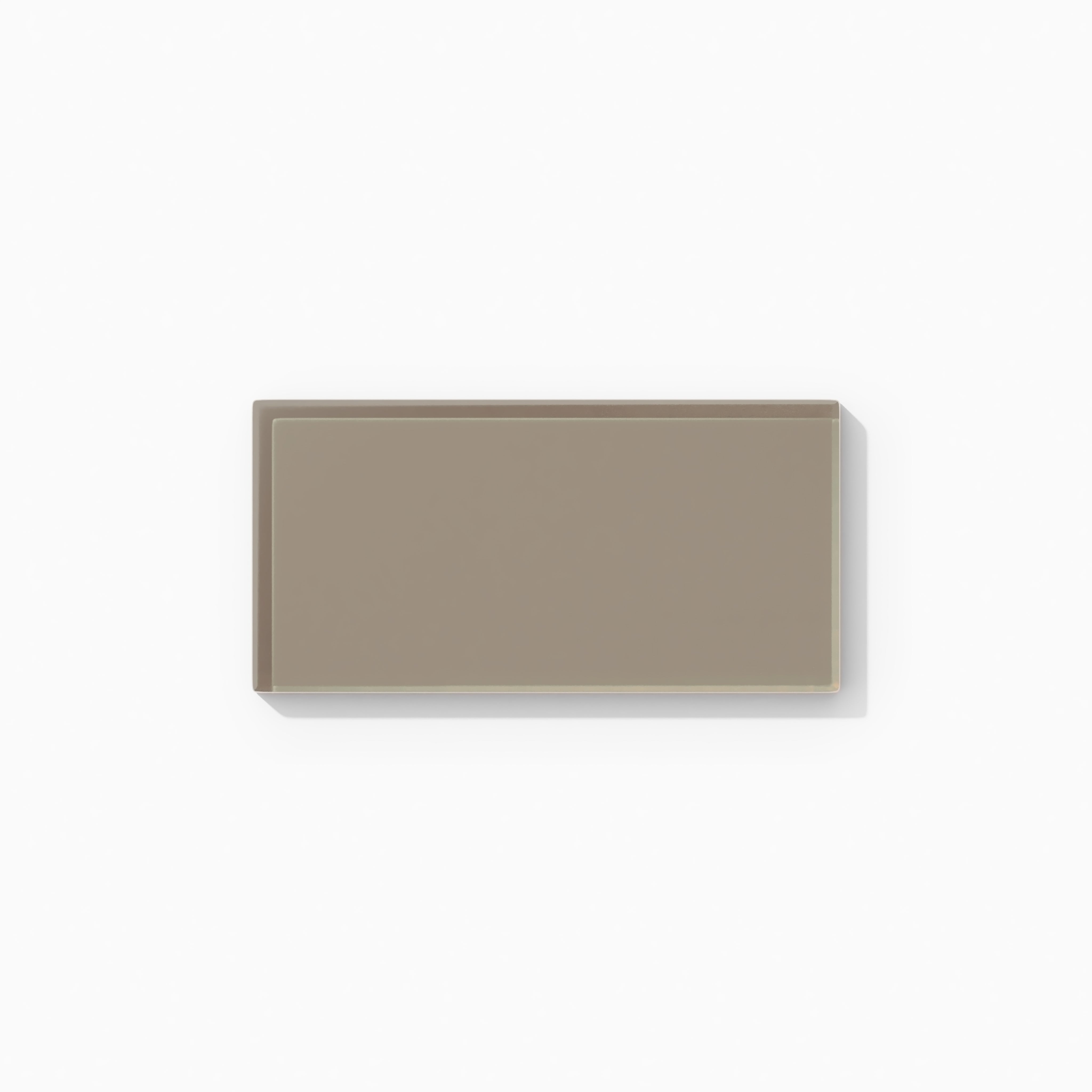 3x6 Glass Tile in Quail Matte