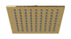 Flatiron 6" Shower Head in Uncoated Polished Brass