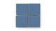 4x4 Original Ceramic Tile in Caribbean Sea Matte