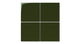 6x6 Natural Press Ceramic Tile in Green Apatite Gloss