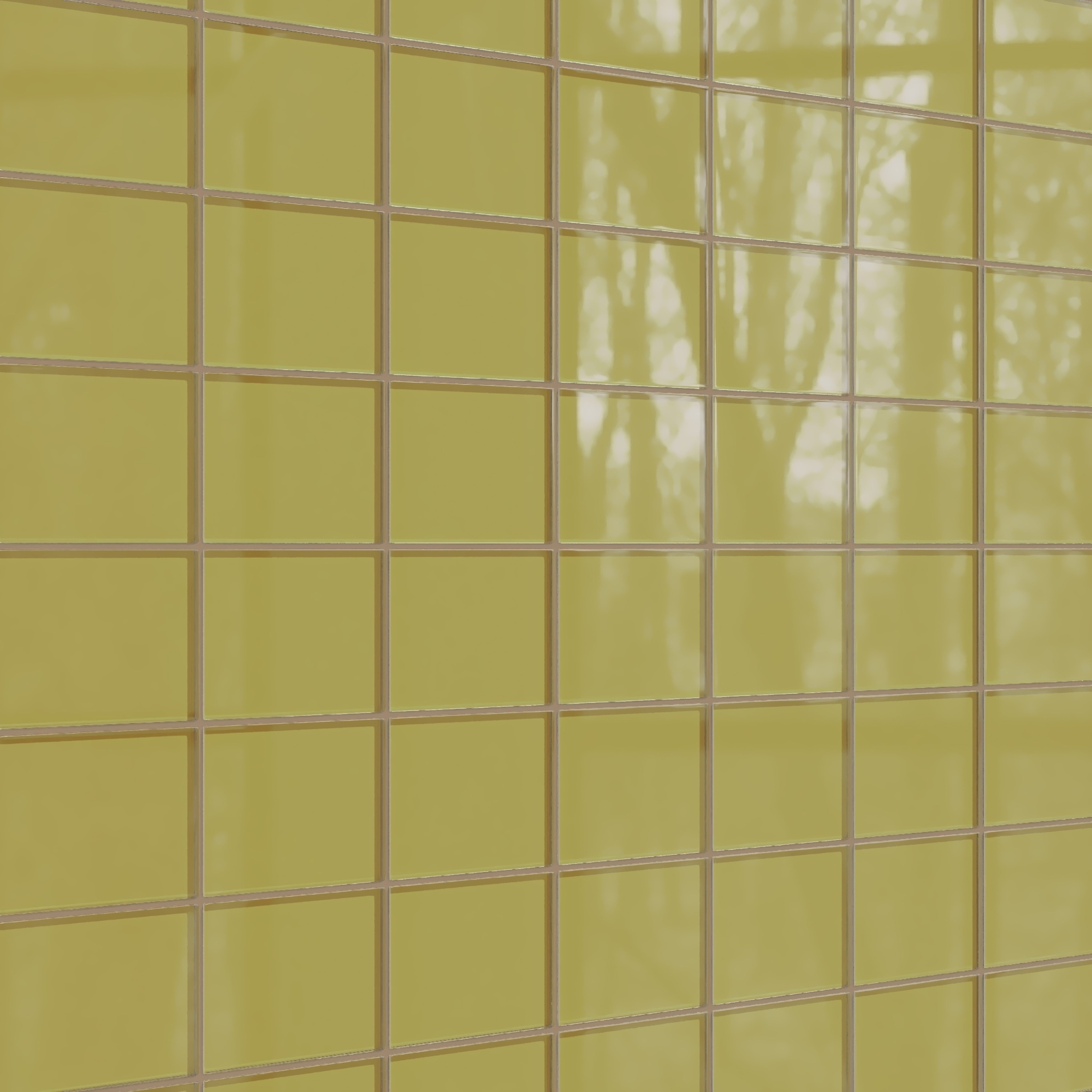 4x6 Glass Tile in Pine Siskin Gloss