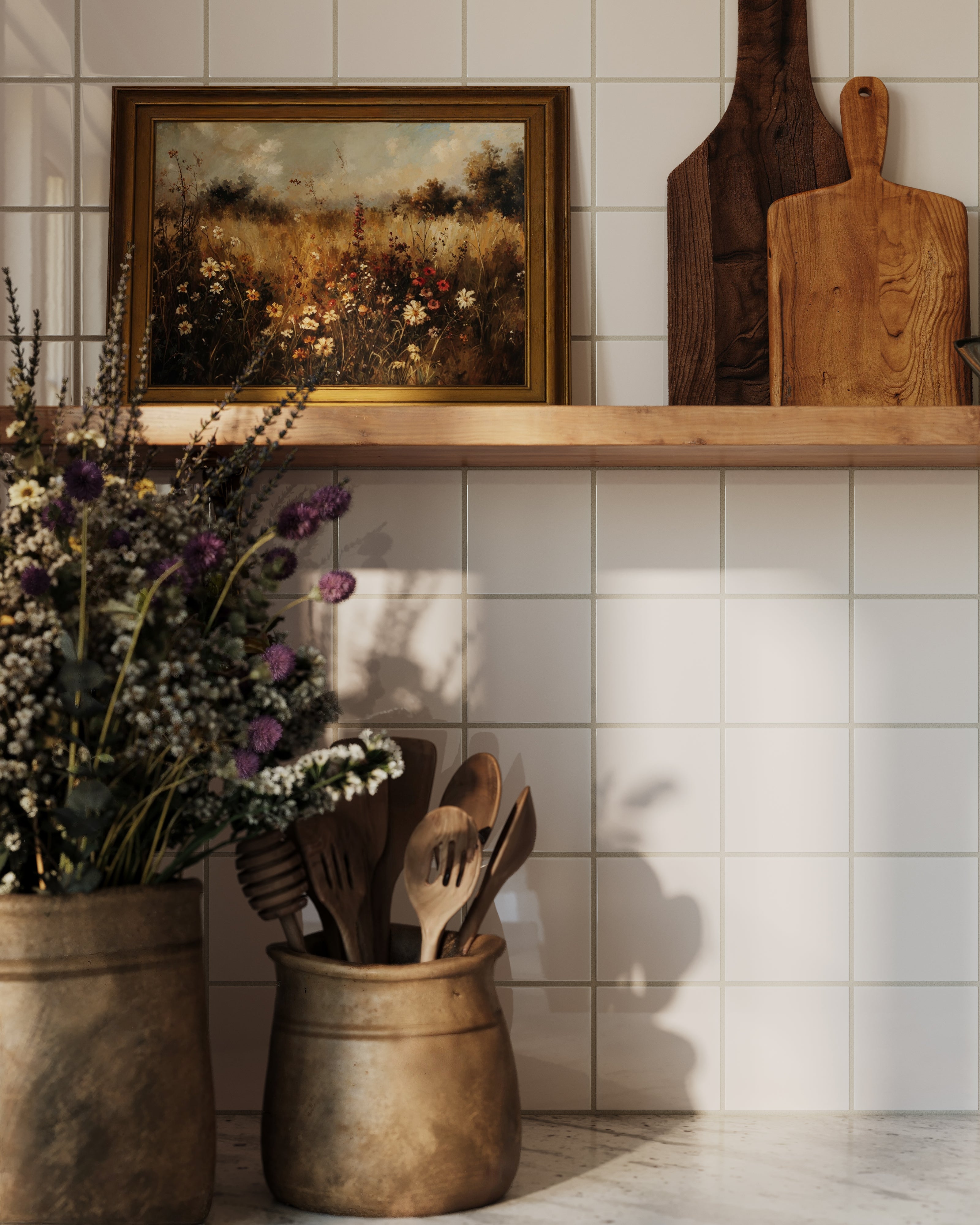 4x4 Natural Press Ceramic Tile in Pearl Gloss