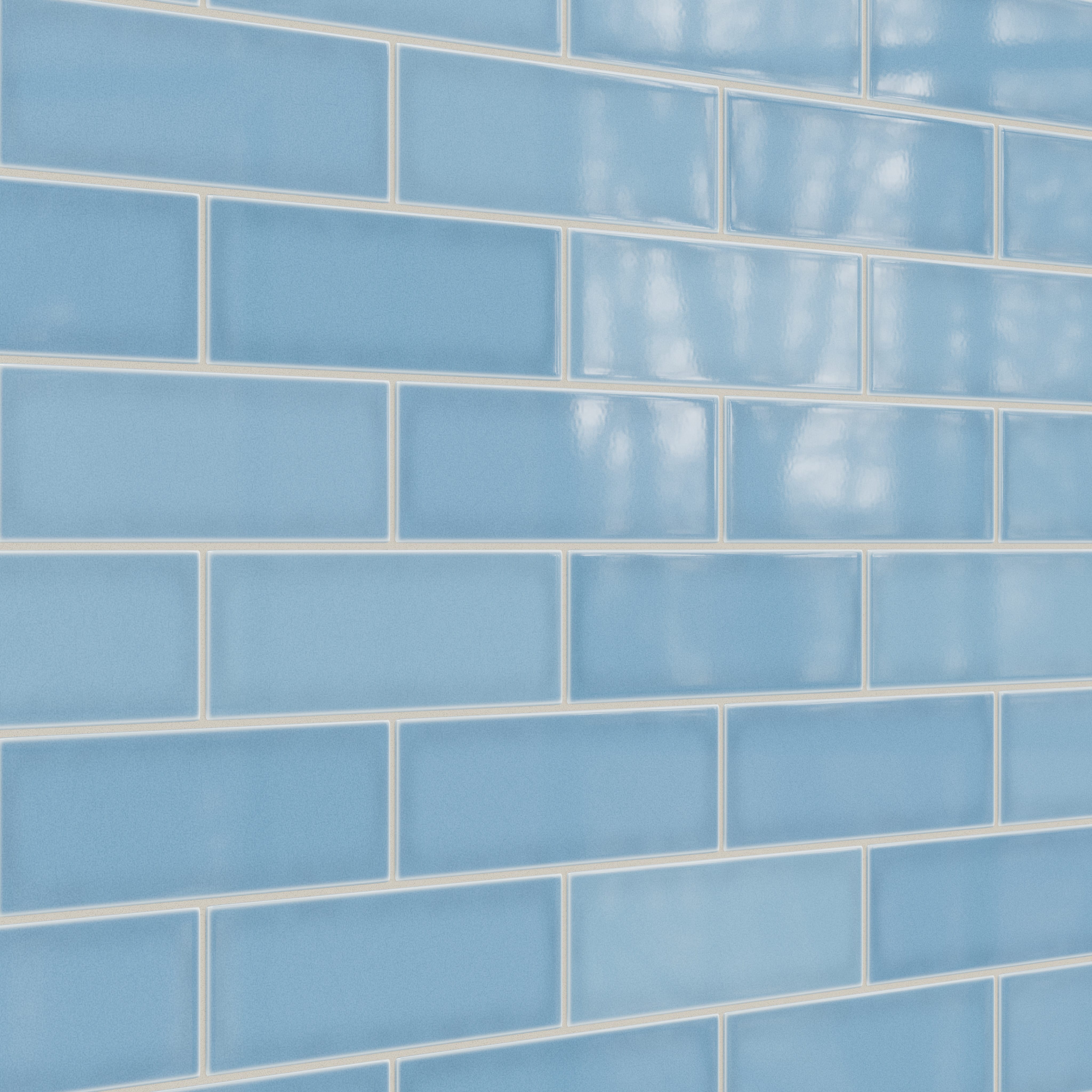 4x12 Original Ceramic Tile in Caribbean Sea Gloss