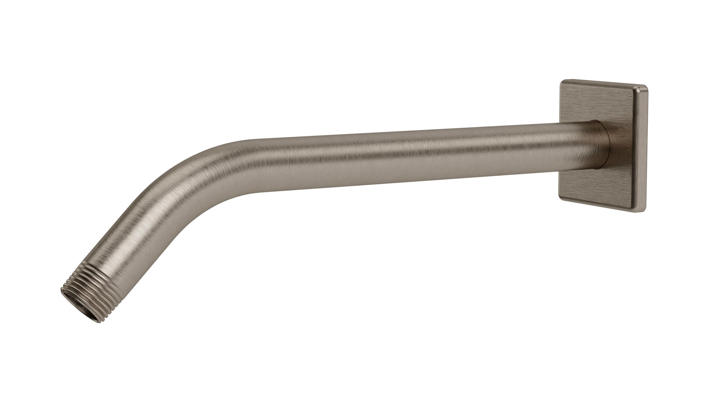 Flatiron 45-Degree 12" Shower Arm with Flange in Antique Nickel