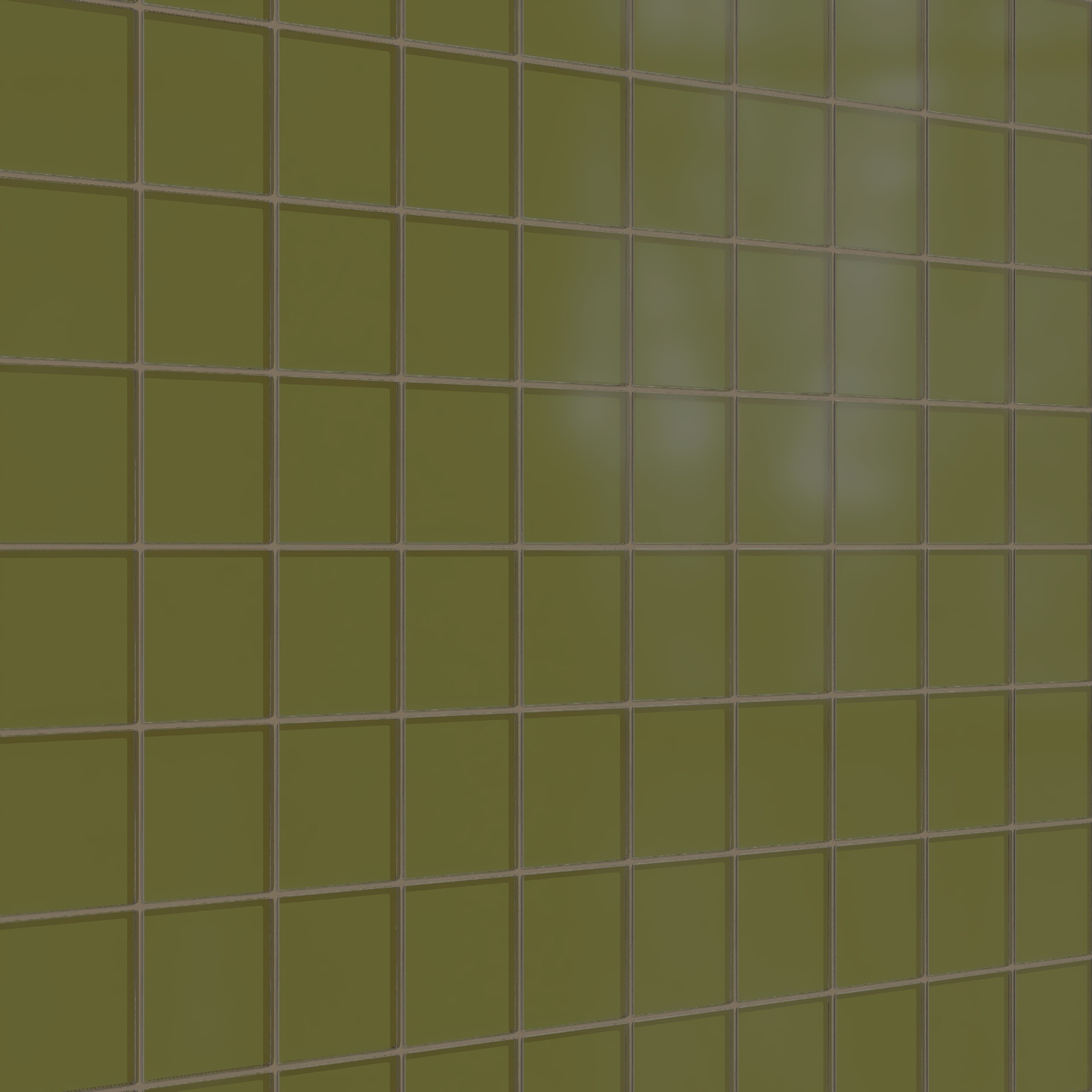 4x4 Glass Tile in Cormorant Matte