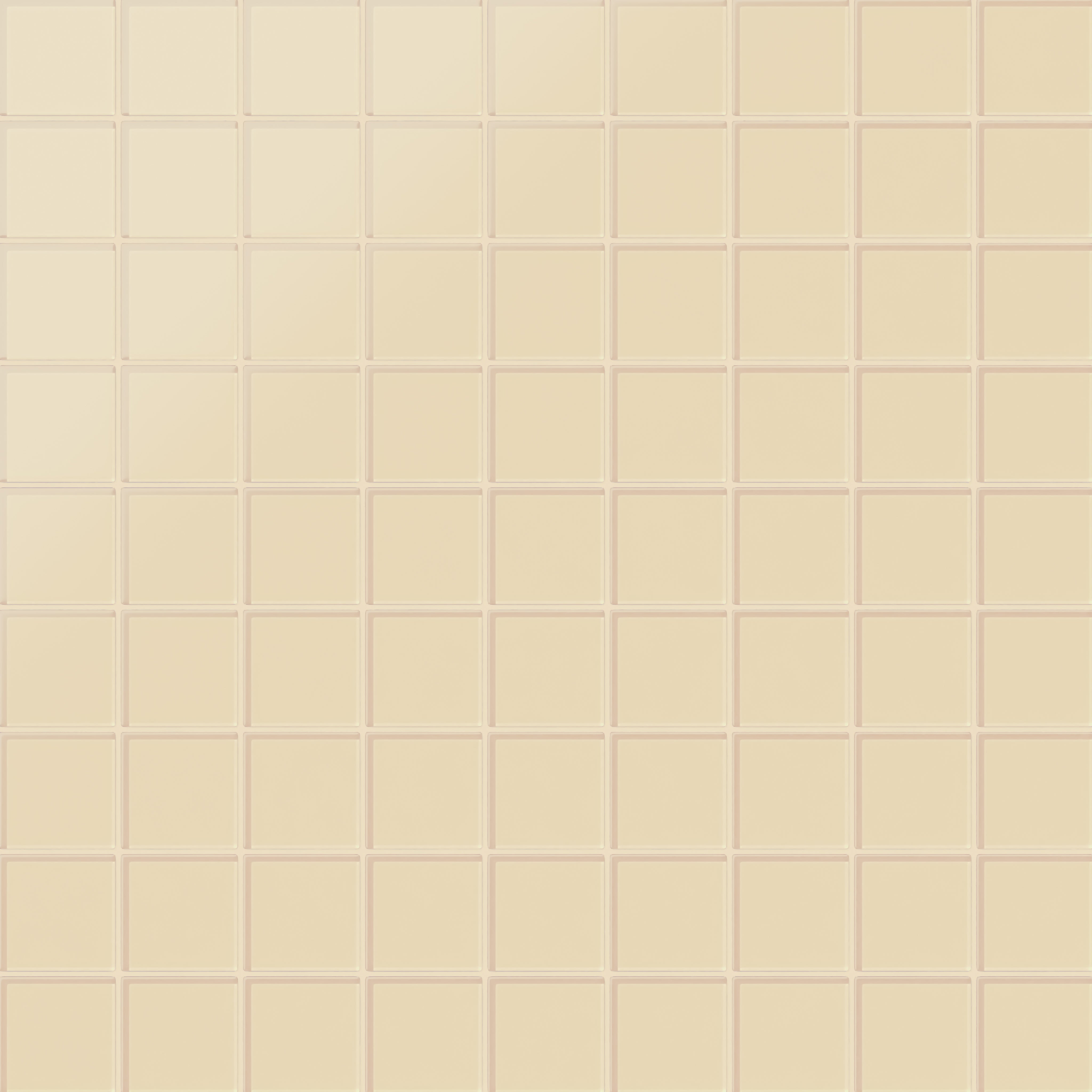 3x3 Straight Set Sheeted Glass Mosaic Tile in Chickadee Matte