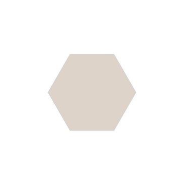 6" Hexagon Original Ceramic Tile in Sand Dune Matte