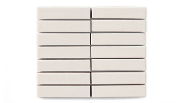 1x4 Straight Set Sheeted Original Ceramic Mosaic Tile in Feldspar Matte