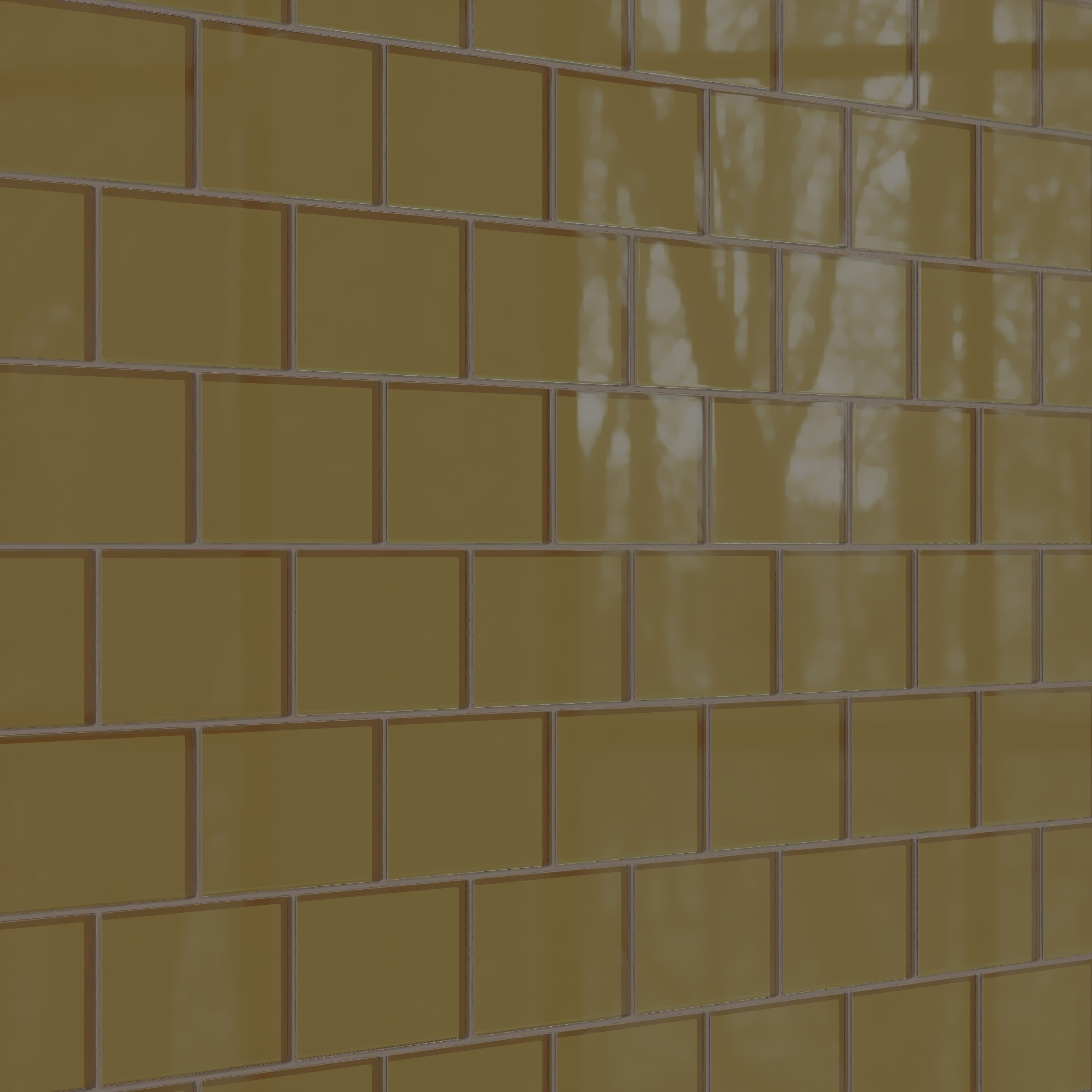 4x6 Glass Tile in Merlin Gloss