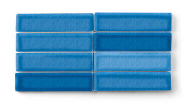 2x8 Original Ceramic Tile in Aegean Sea Gloss