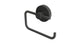 Flatiron Round Single Post Paper Holder in Blackened Nickel