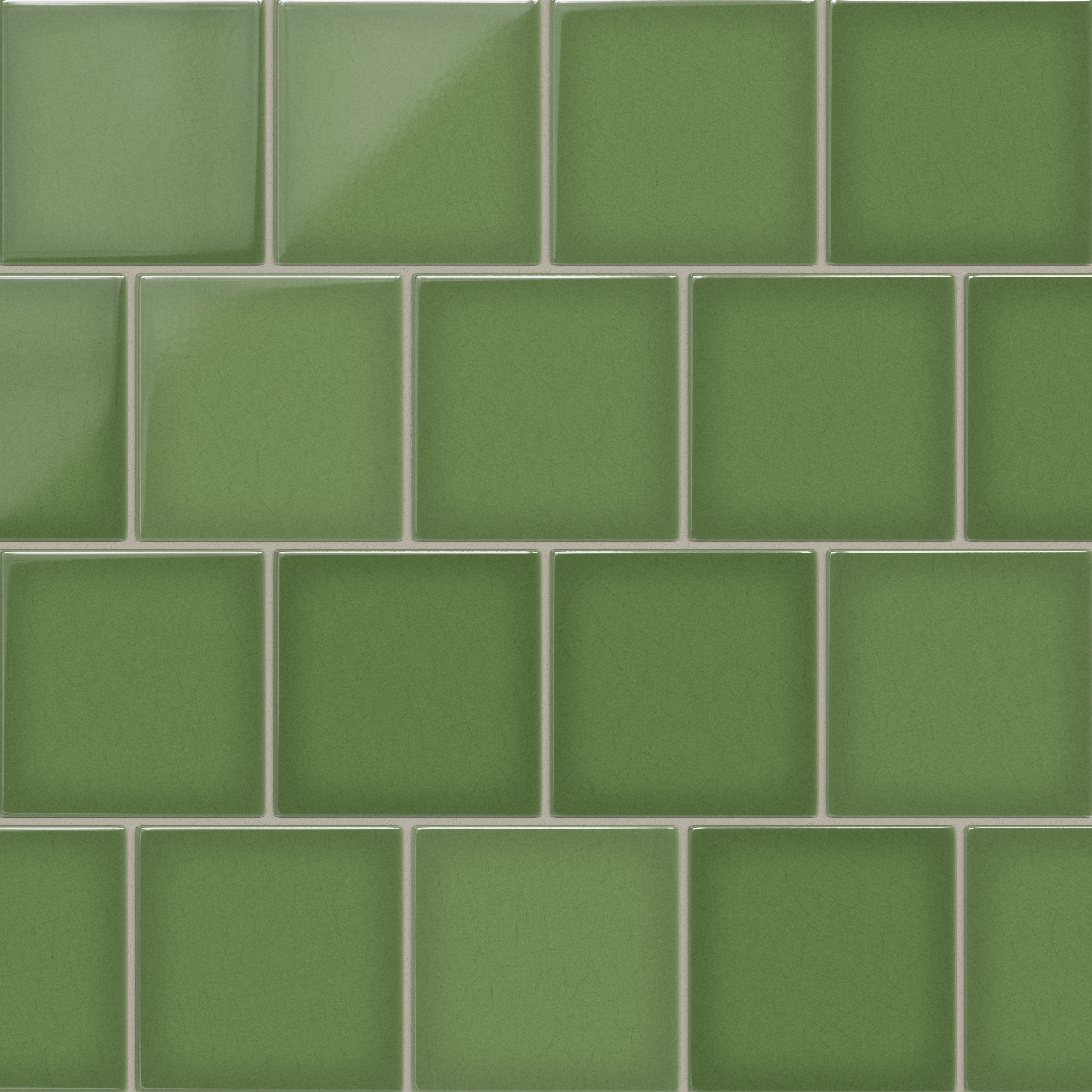 6x6 Original Ceramic Tile in Kelp Gloss