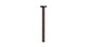 Contour & Foundry 12" Straight Shower Arm with Flange in Architectural Copper