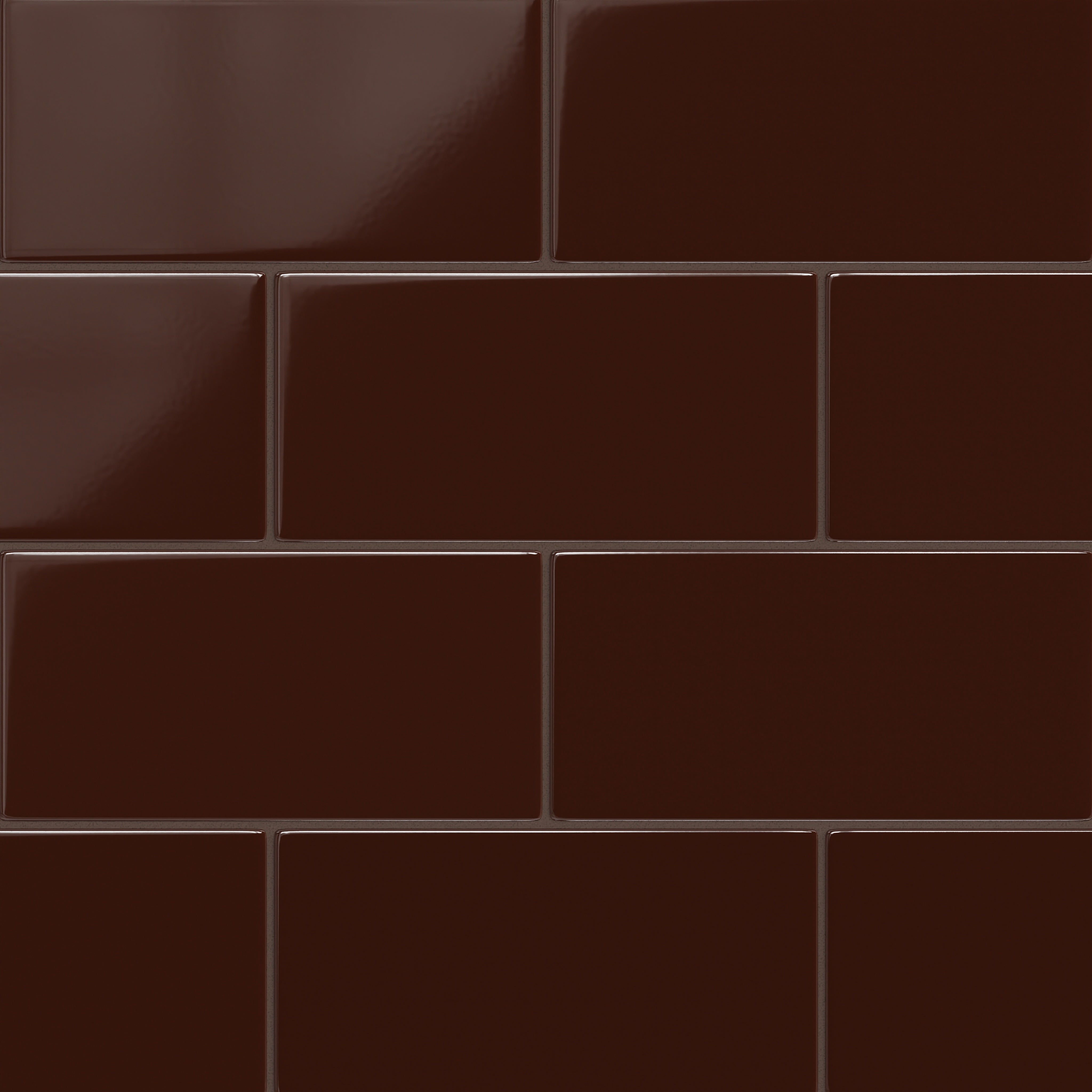Garnet 6x12 Gloss Original Ceramic Tile - Fireclay Tile