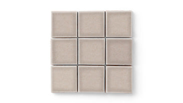 3x3 Straight Set Sheeted Original Ceramic Mosaic Tile in Cardamom Gloss