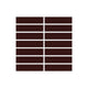 1x4 Straight Set Sheeted Original Ceramic Mosaic Tile in Garnet Matte
