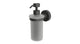 Flatiron Round Soap Dispenser in Blackened Nickel