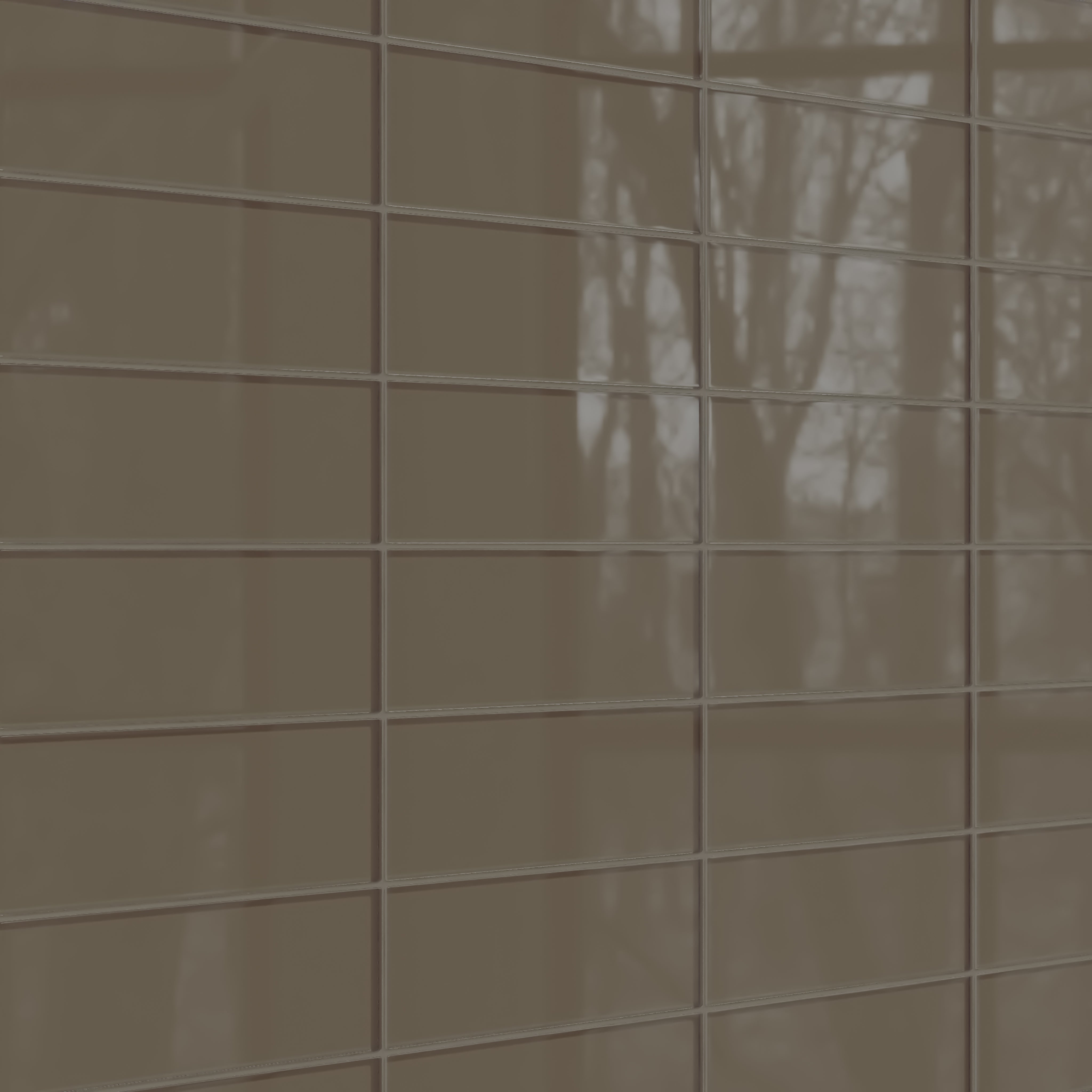 4x12 Glass Tile in Albatross Gloss