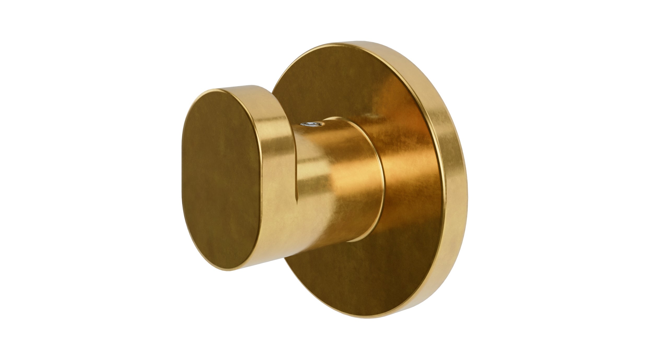 Foundry Robe Hook in French Brass