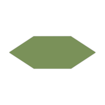 Picket Original Ceramic Tile in Kelp Matte
