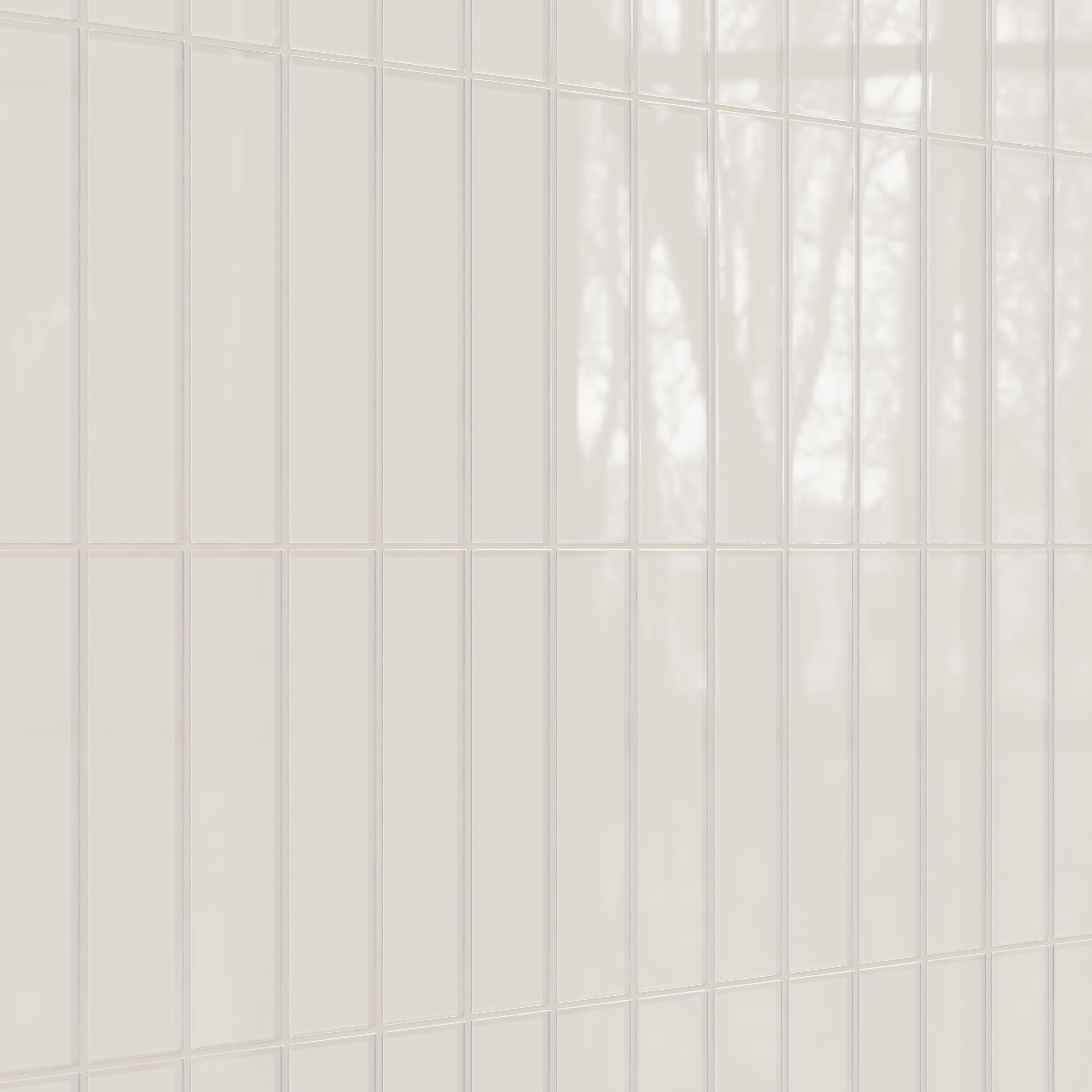 3x12 Glass Tile in Dove Gloss