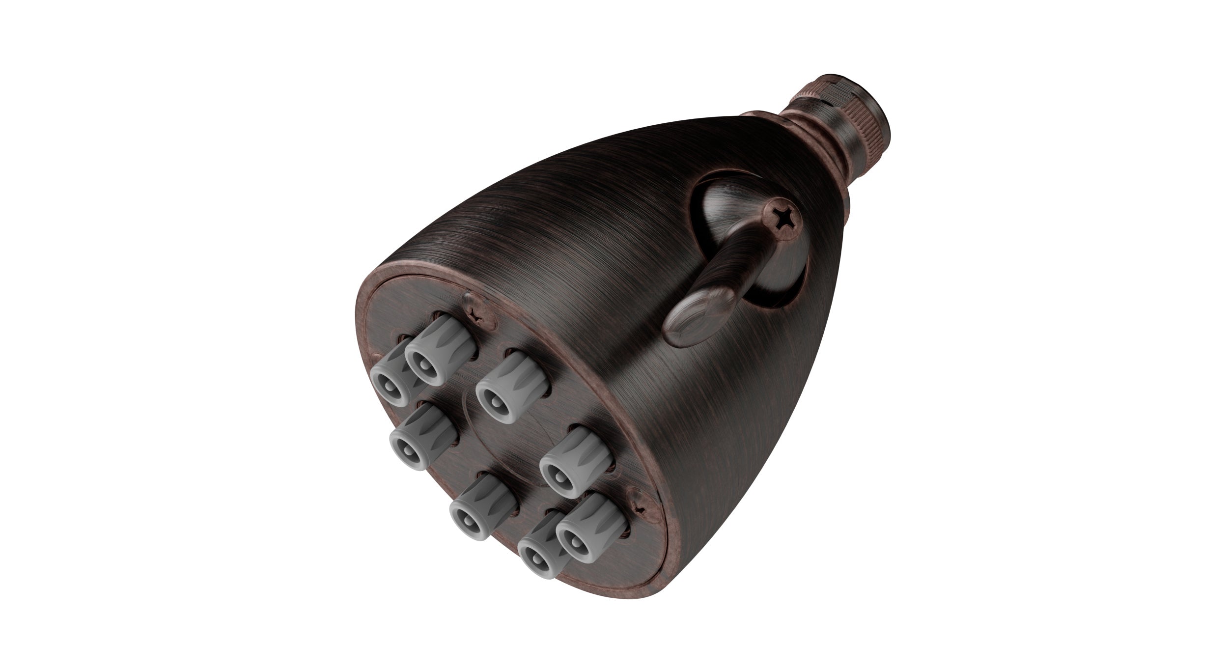 Shower Eight Jet Shower Head in Antique Bronze