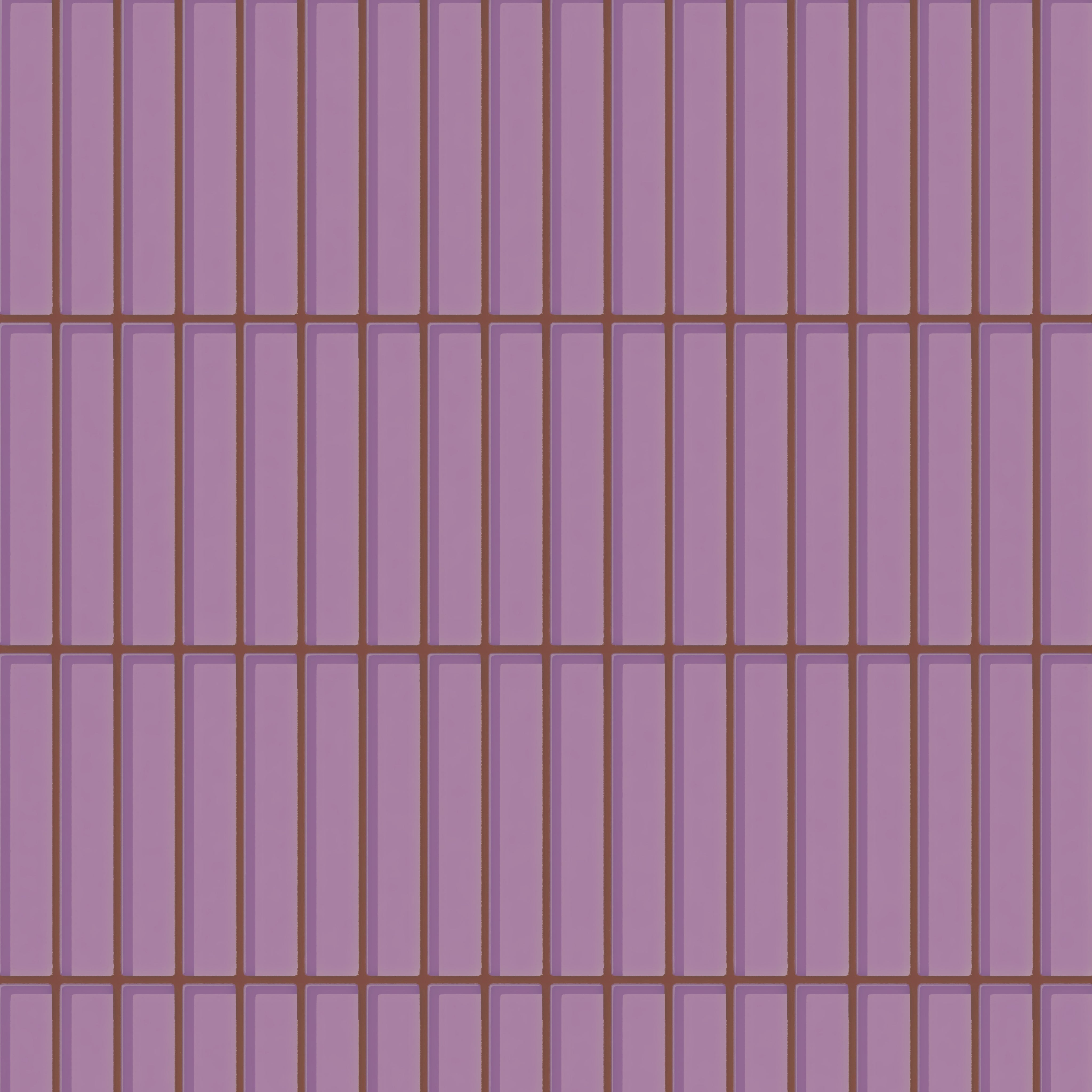 1x6 Straight Set Sheeted Glass Mosaic Tile in Waxbill Gloss