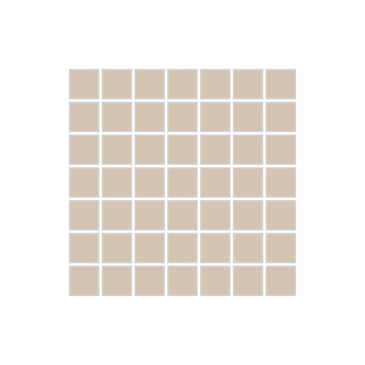 1x1 Straight Set Sheeted Original Ceramic Mosaic Tile in Cardamom Matte