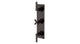Flatiron Three Handle Wall Mount Shower Trim with Linear Cross/Linear Lever Handles in Antique Bronze