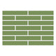 1x6 Half Offset Sheeted Original Ceramic Mosaic Tile in Kelp Matte