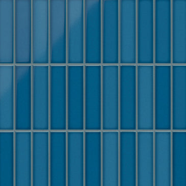2x8 Original Ceramic Tile in Adriatic Sea Gloss
