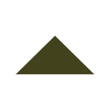 6" Triangle Original Ceramic Tile in Lone Pine Matte