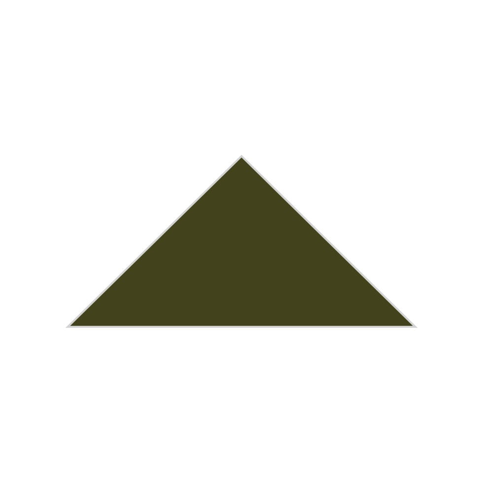 6" Triangle Original Ceramic Tile in Lone Pine Matte