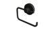 Flatiron Round Single Post Paper Holder in Matte Black