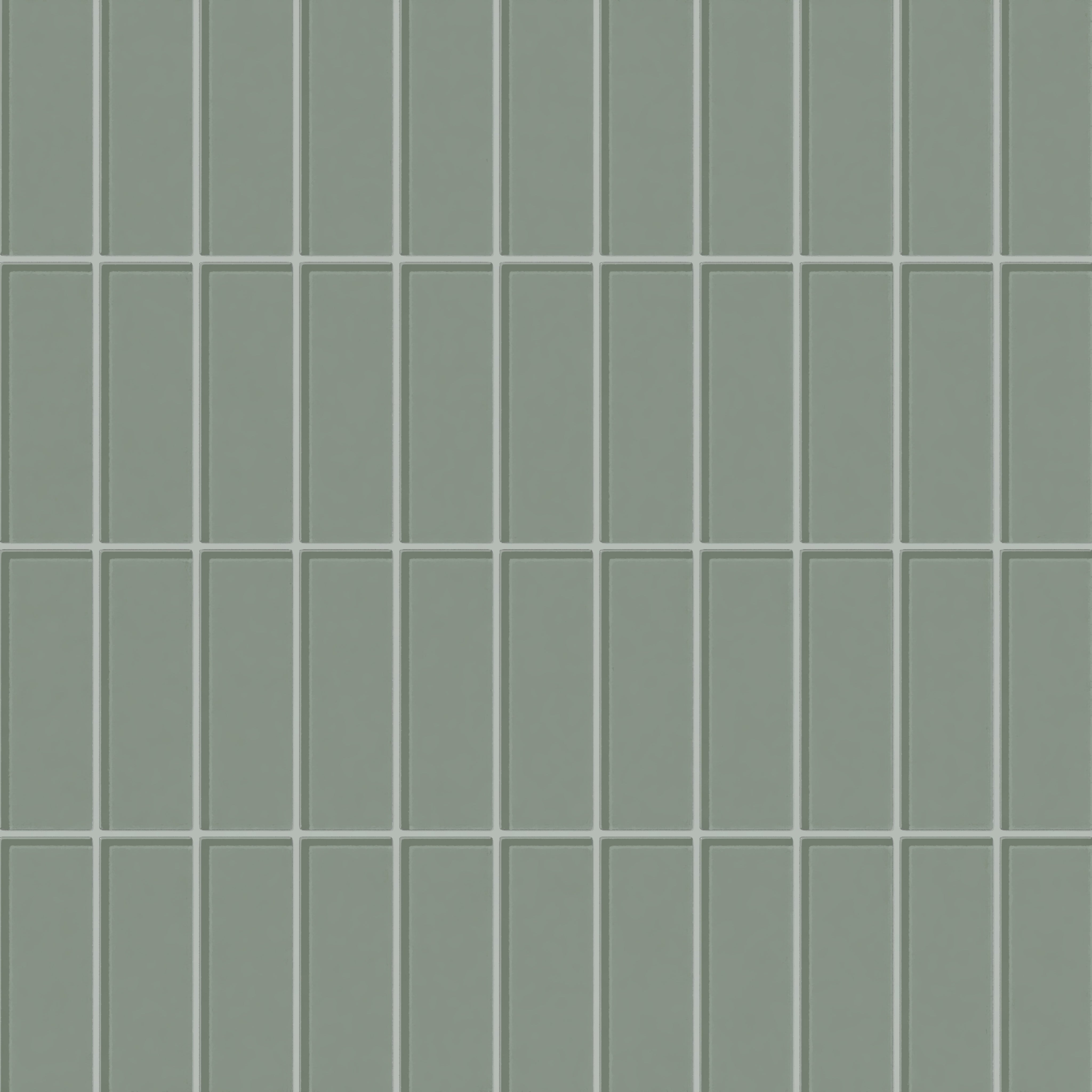 2x6 Glass Tile in Hummingbird Gloss