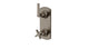 Emerson Two Handle Wall Mount Shower Trim with Classic Cross/Classic Lever Handles in Antique Nickel
