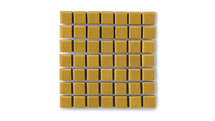 Mustard Seed 1x1 Straight Set Sheeted Matte Original Ceramic Tile
