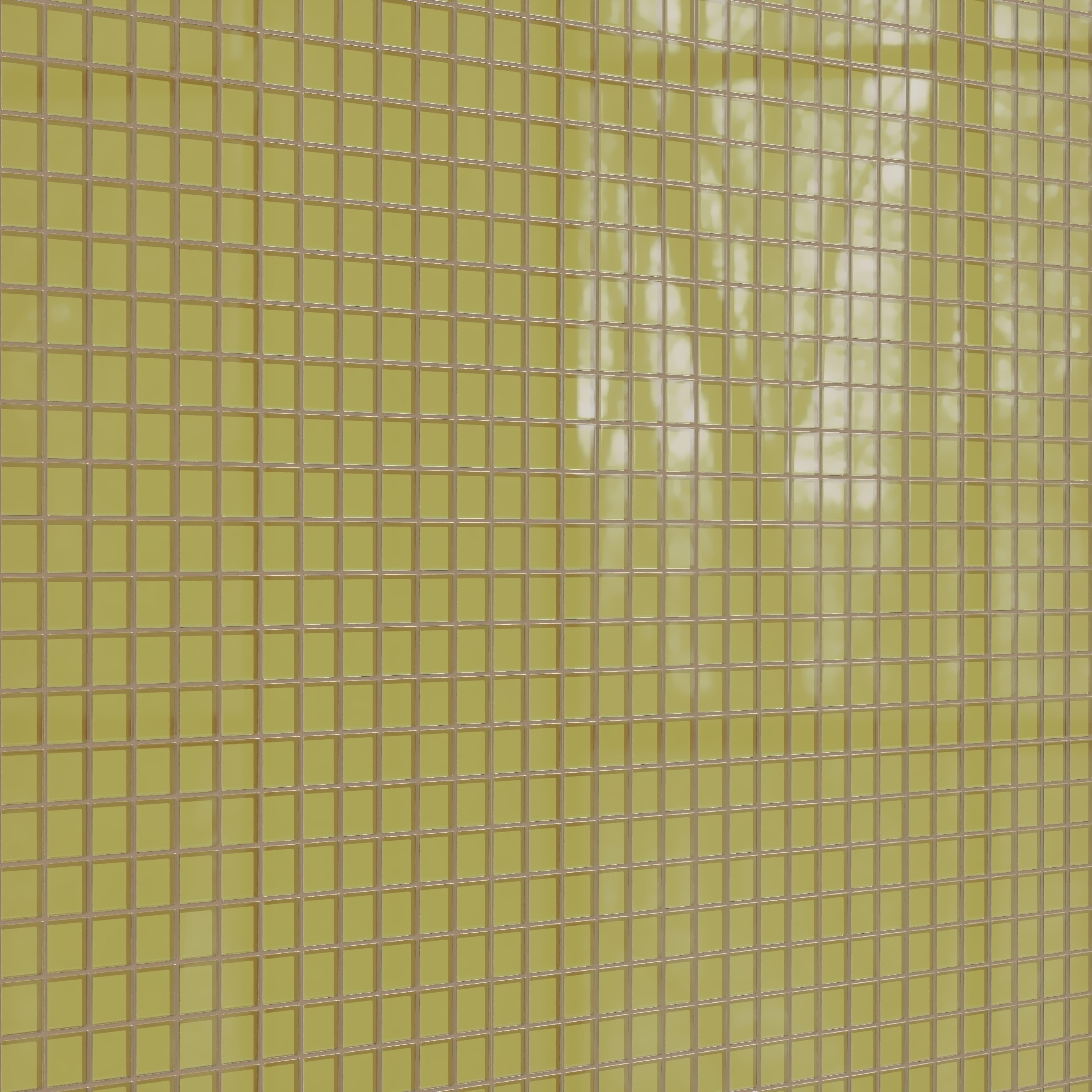 2x2 Straight Set Sheeted Glass Mosaic Tile in Pine Siskin Gloss