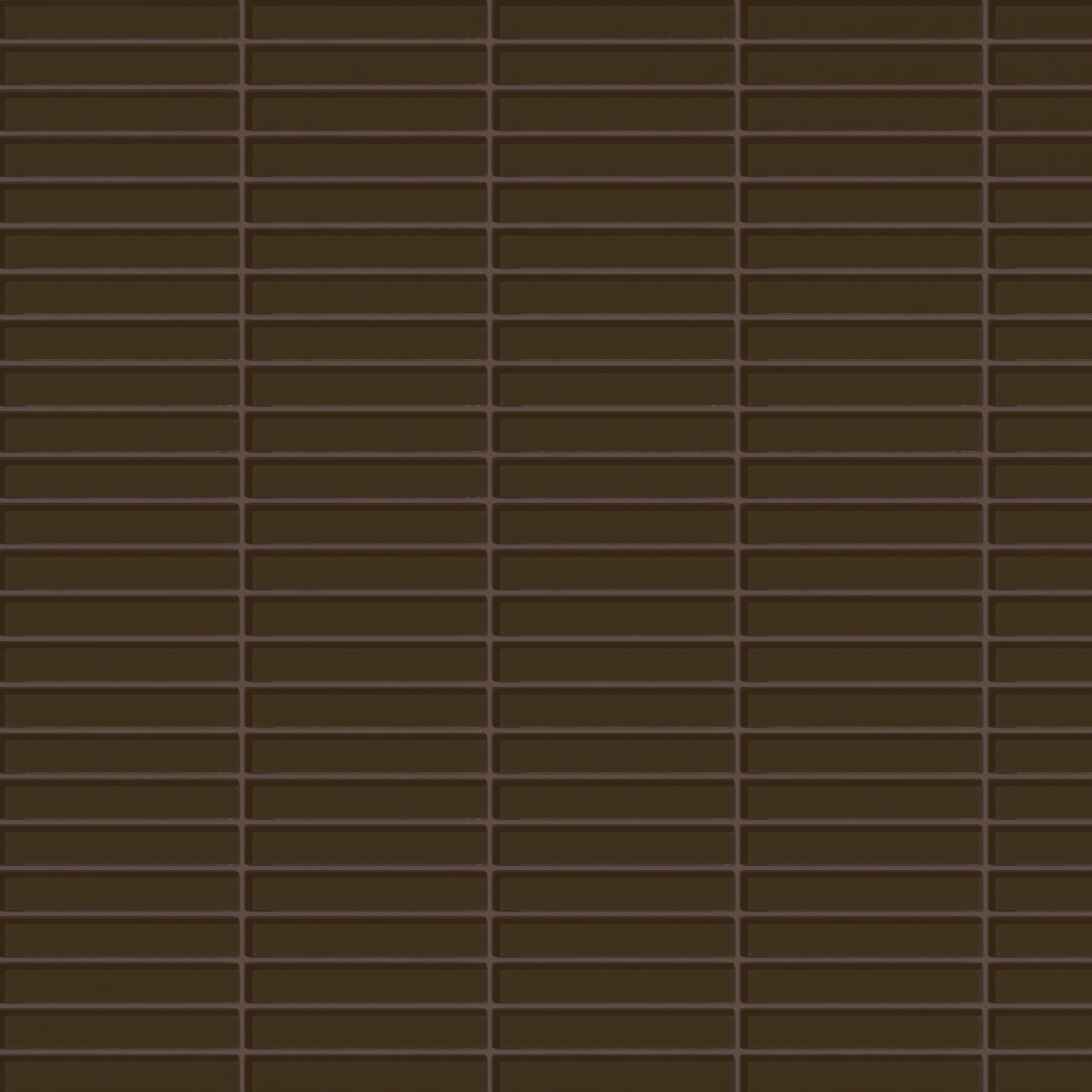 1x6 Straight Set Sheeted Glass Mosaic Tile in Osprey Gloss