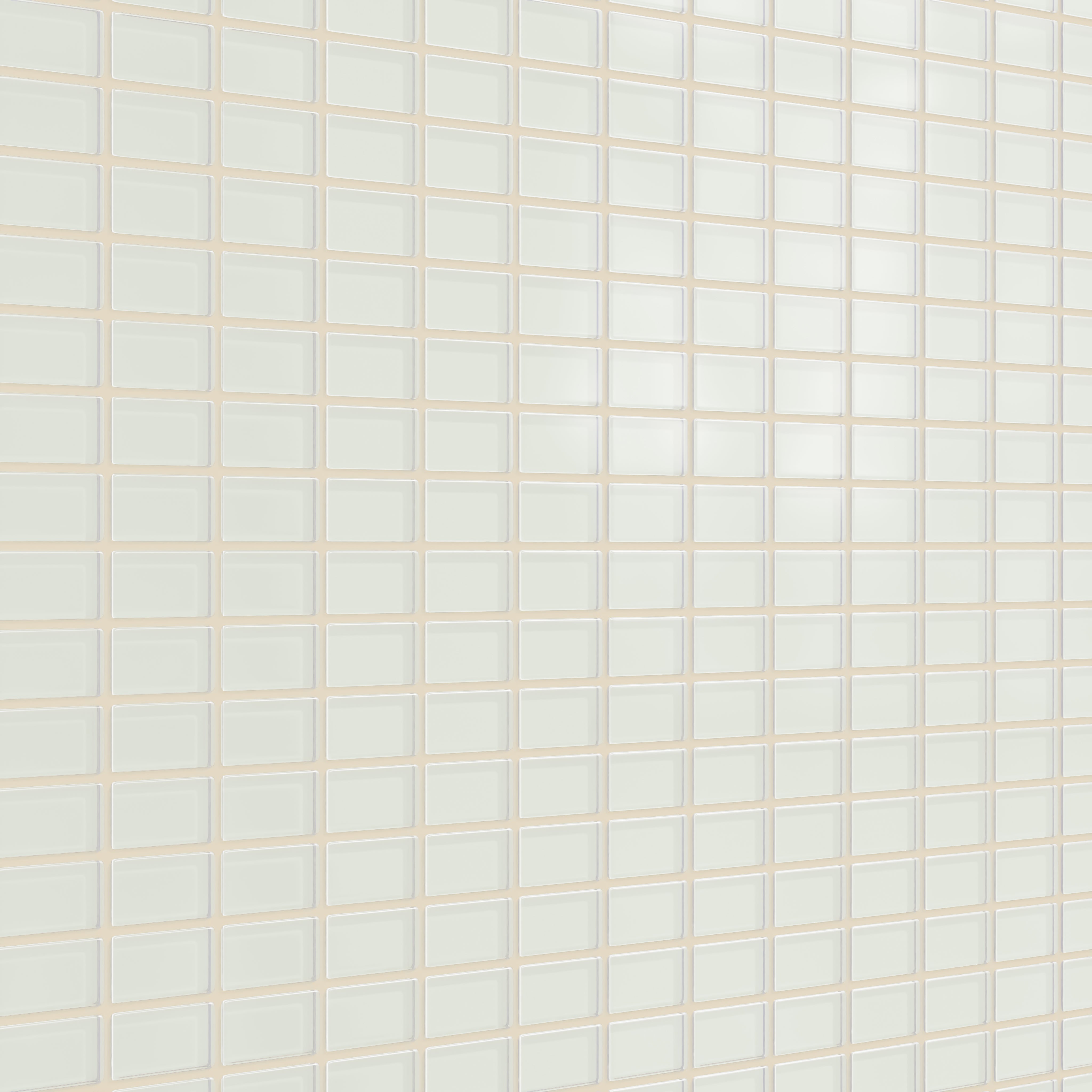 1x2 Straight Set Sheeted Glass Mosaic Tile in Flycatcher Matte