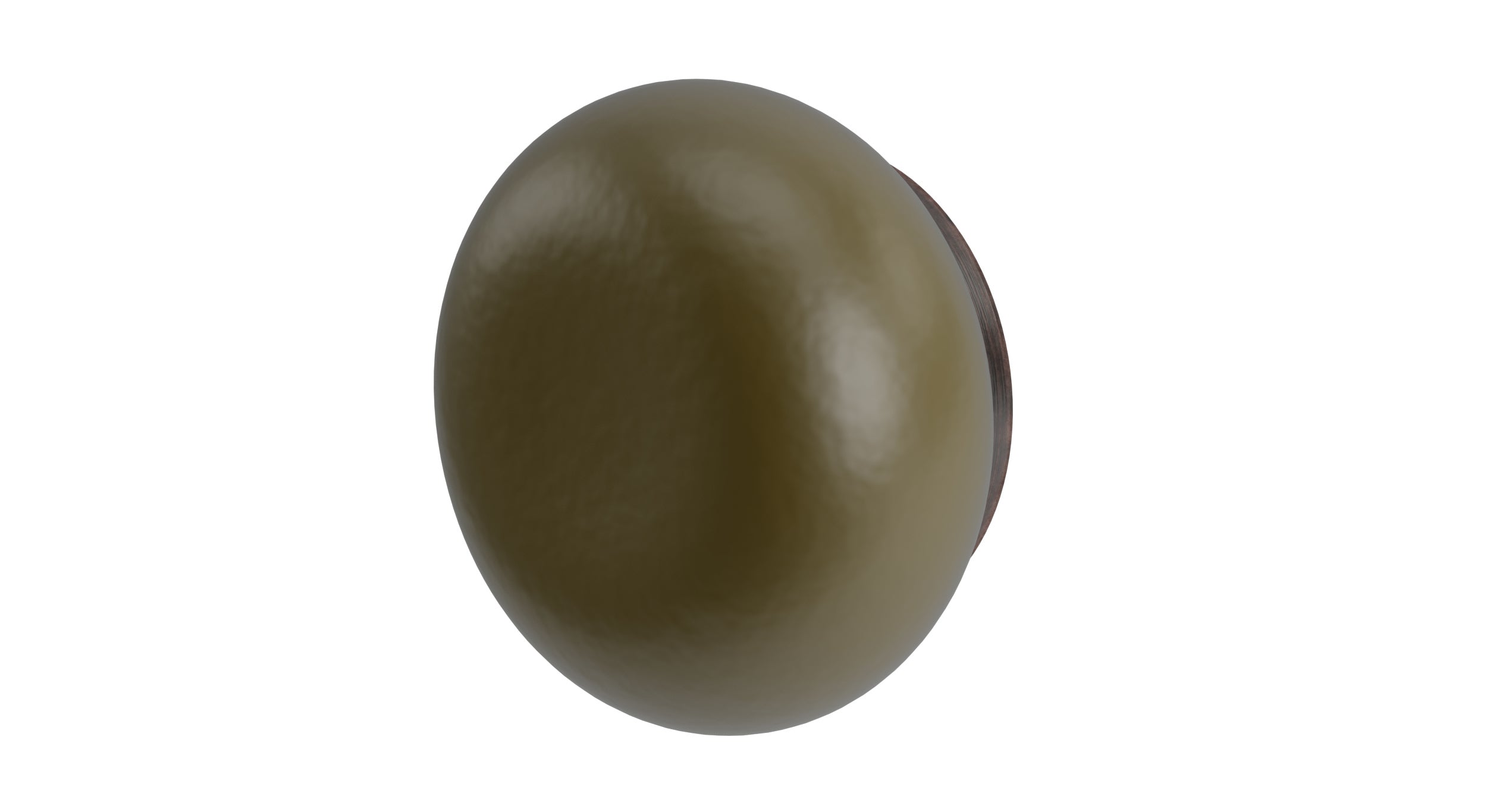 Foundry One Handle Wall Mount Diverter/Volume Control Shower Trim with Pebble Ceramic Knob Handle in Antique Bronze