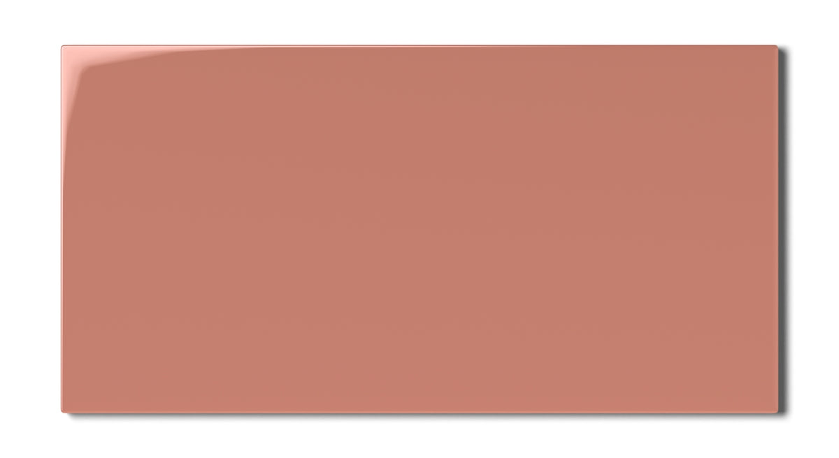 Red Rook Press 12x24 Natural Press Ceramic Tile in Madder Red Gloss